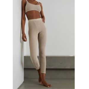 SKIMS TERRY LEGGINGS TAN SIZE S